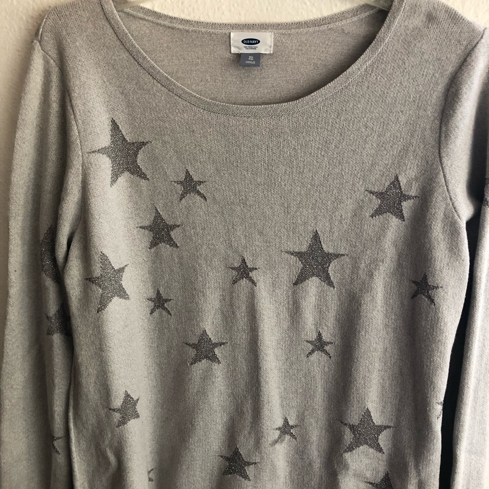 4/$20 Old Navy ‘Silver Stars’ Sweater